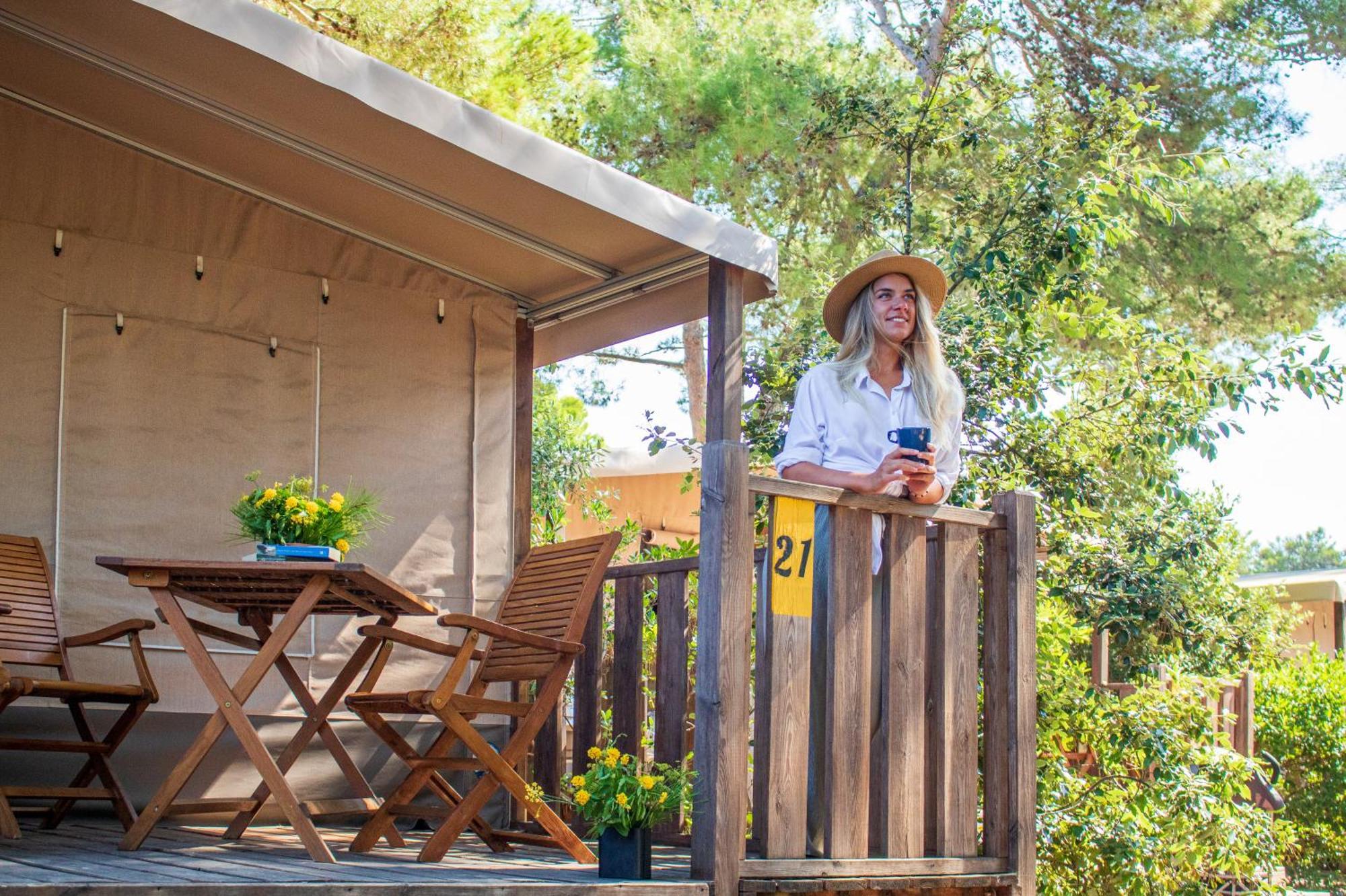 Zaton Holiday Resort Glamping Tents ニン エクステリア 写真